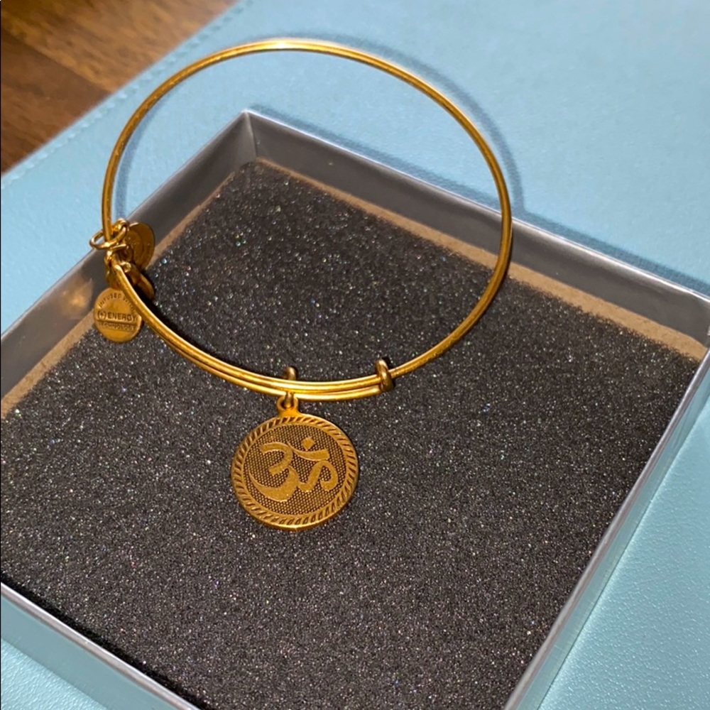 Alex & Ani Namaste bracelet gold